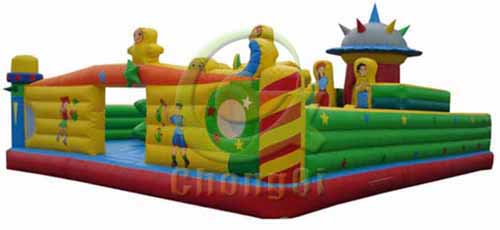 Cheap inflatable amusement park